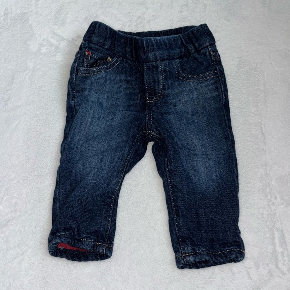 baby gap 0-3 months lined jeans